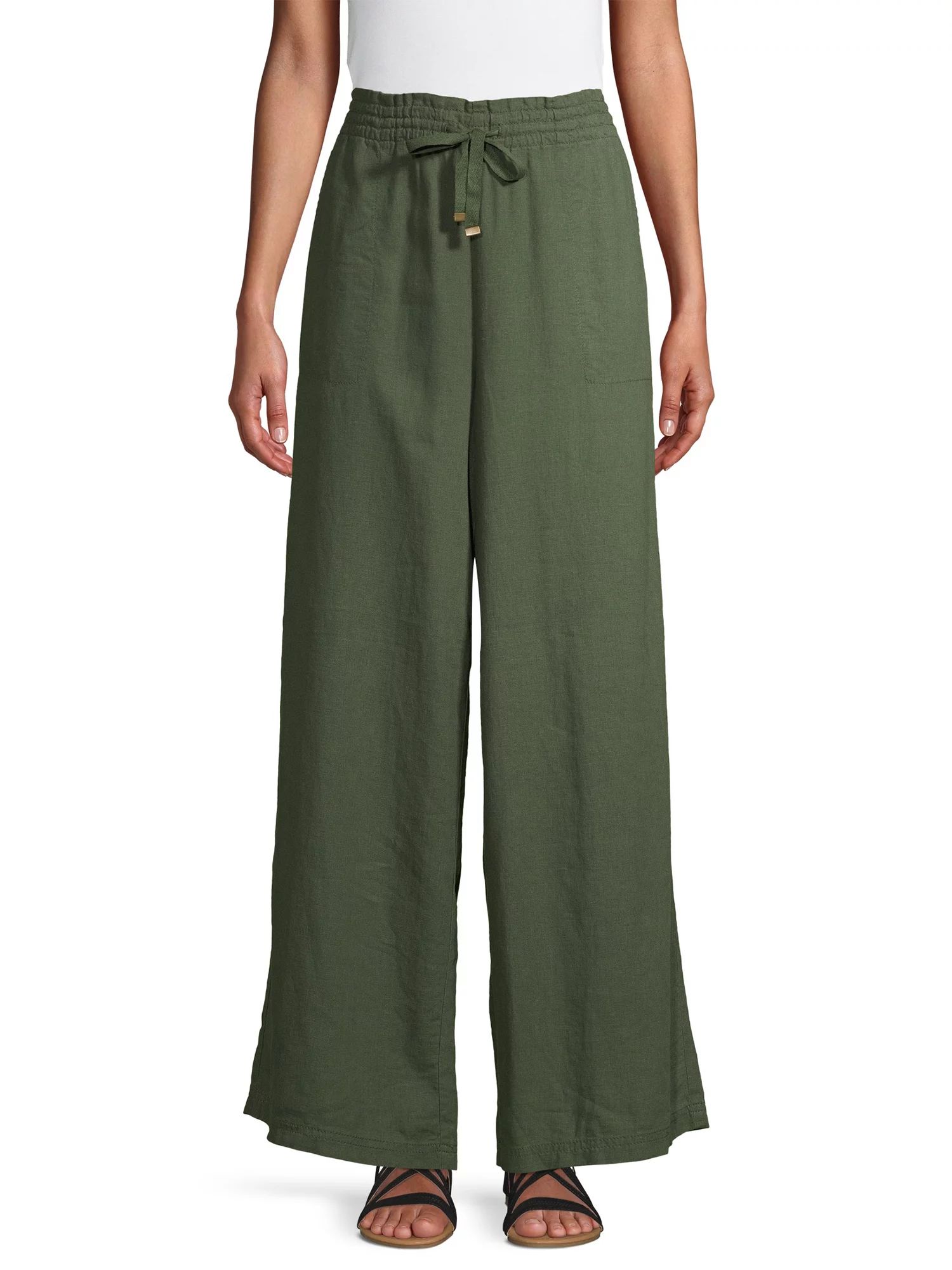 Time and Tru Linen Pant | Walmart (US)