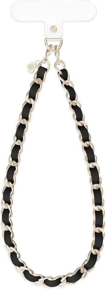 VELVET CAVIAR Leather Chain Phone Charm Wrist Strap - Cute Lanyard Accessory for Women - Fits all... | Amazon (US)