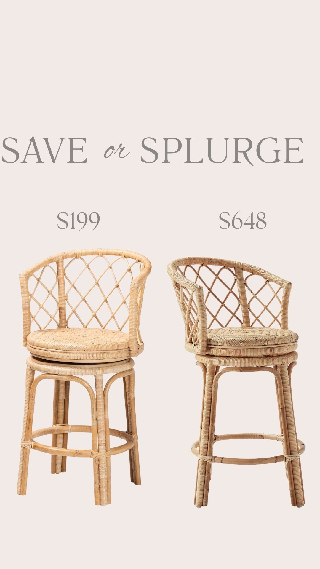 Save vs splurge 

#LTKHome