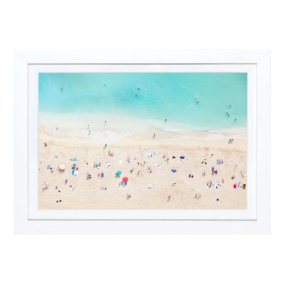 "Waikiki Beach" Mini Framed Print By Gray Malin | The Well Appointed House, LLC