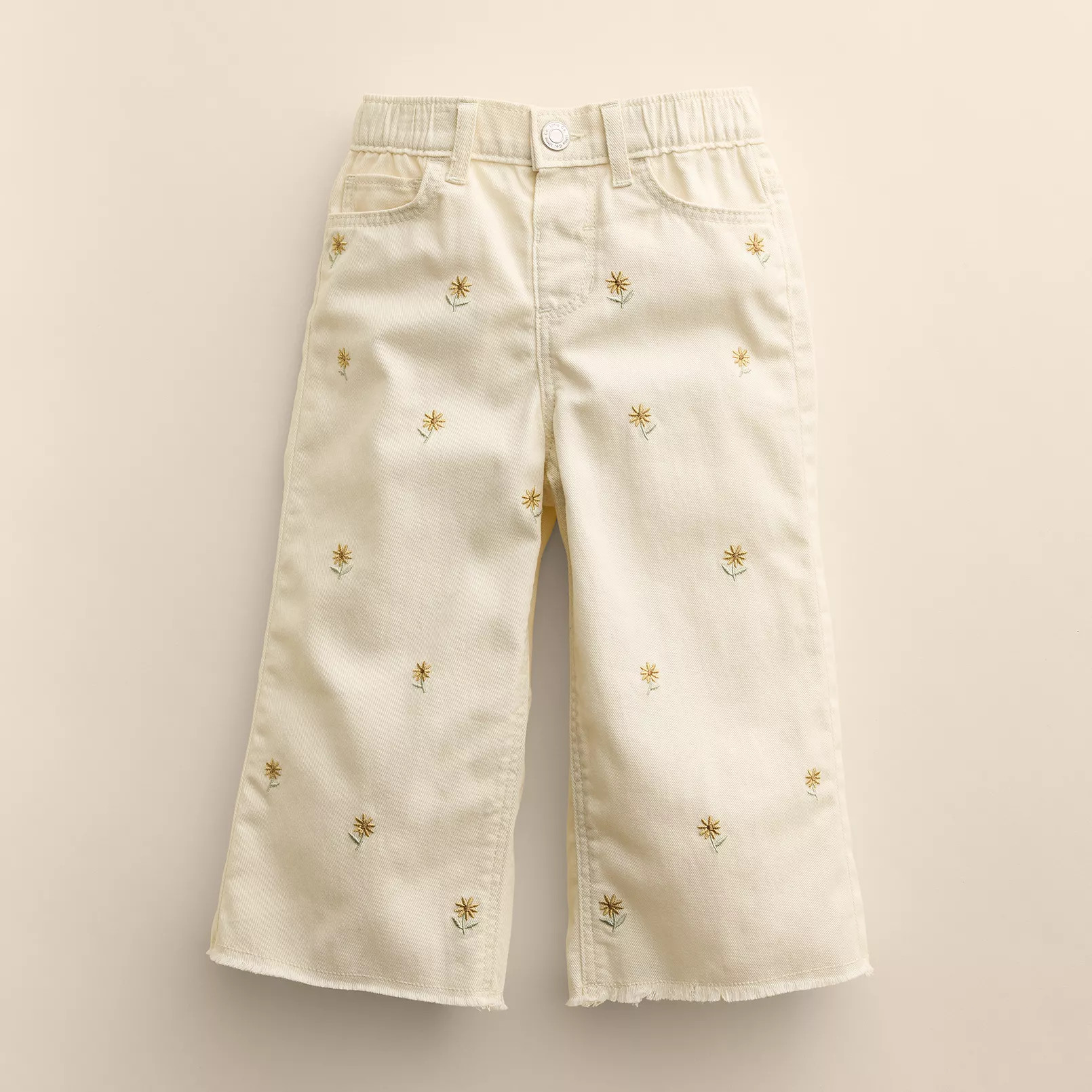 Girls 4-12 Little Co. by Lauren Conrad Wide Leg Embroidered Jeans | Kohl's