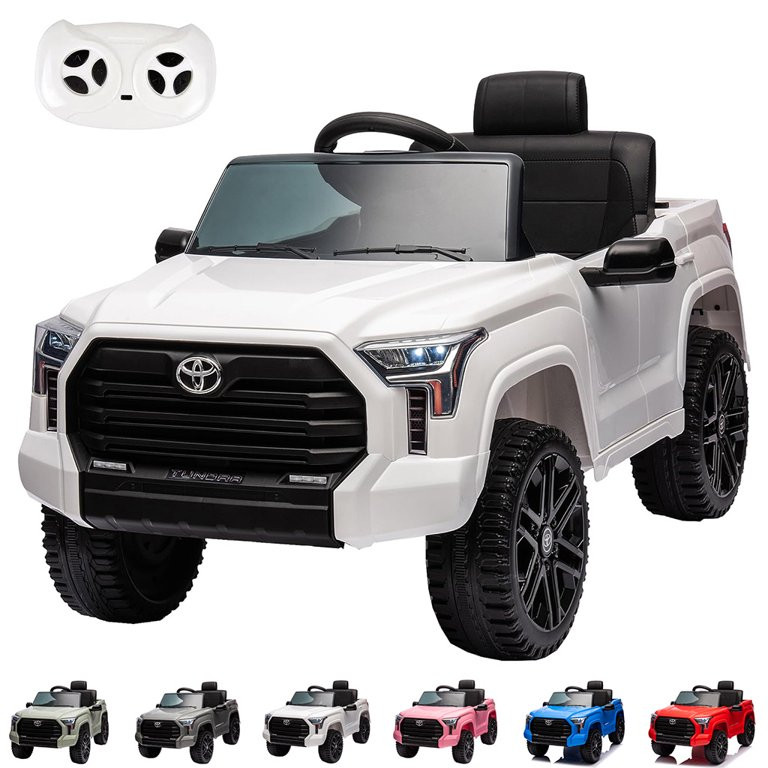 12V Kids Ride on Truck, Licensed Toyota Tundra Pickup, Battery Powered Ride on Car w/Parent Remot... | Walmart (US)