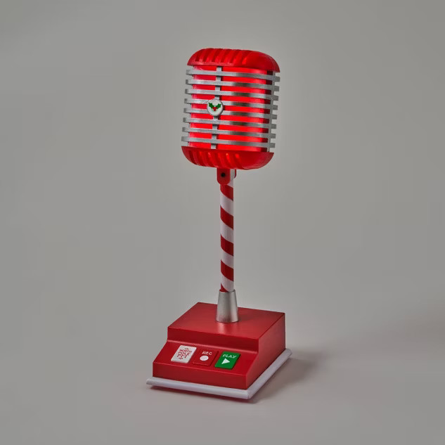 Animated Candy Striped North Pole Microphone - Wondershop™ | Target