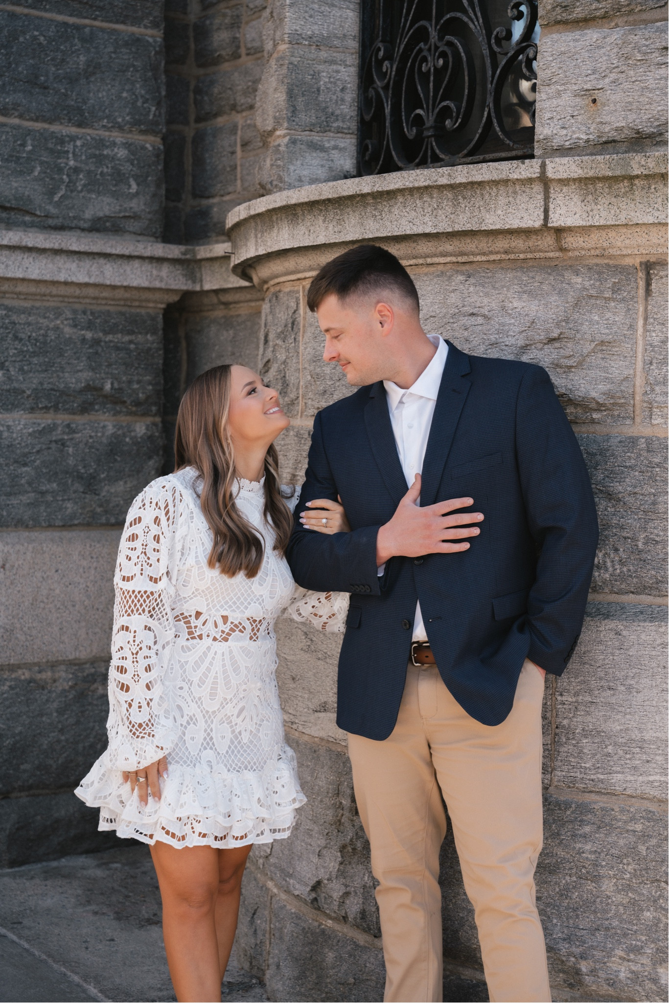 Bride. Bridal outfit. Ootd. Wedding. Engaged. Engagement photos. Formal engagement photos attire. White dress. Couple. Lace dress from showpo. Groom  

#LTKWedding #LTKItBag #LTKStyleTip