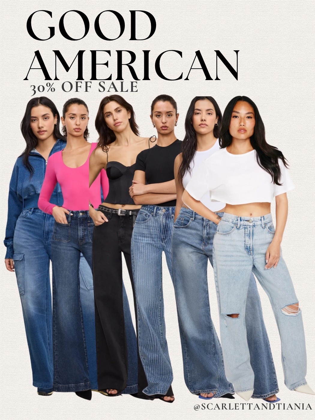 Good American Jeans Sale!!! 50% off clearance 

Good American jeans  / womens jeans / wide leg jeans / spring style / spring outfit / spring fashion / jeans 

#LTKSpringSale 

#LTKSaleAlert #LTKStyleTip