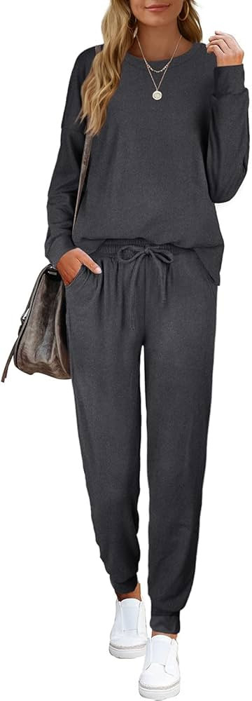 Sieanear Sweatsuit for Women 2 Piece Long Sleeve Loungewear Tie dye Outfits | Amazon (US)