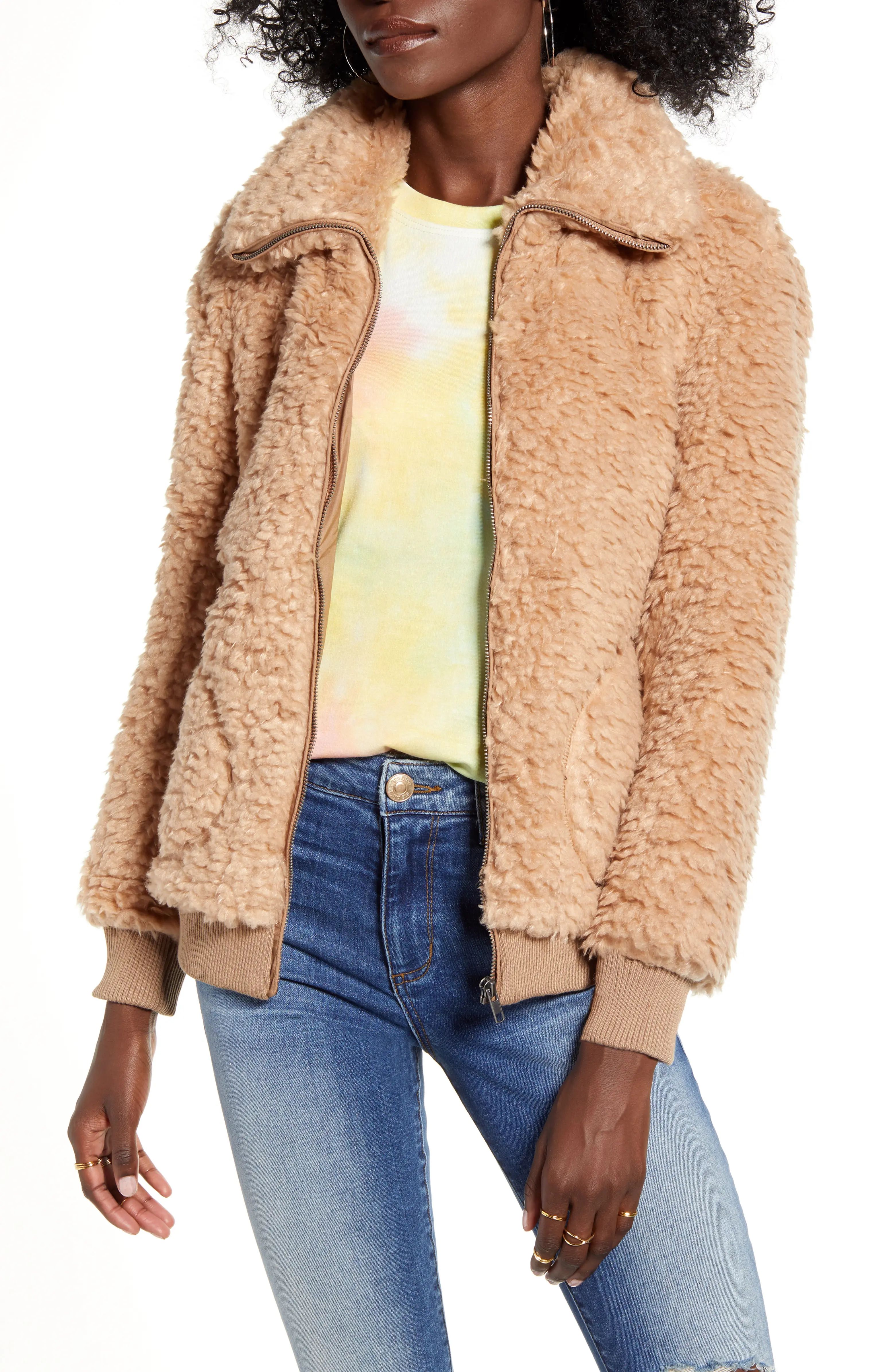Teddy Or Not Faux Fur Bomber Jacket | Nordstrom