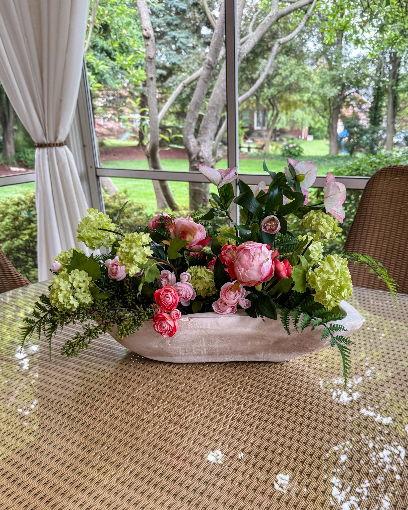 Made this floral arrangement for our outside patio. Nice to bring color to the space without upkeep 

#LTKOver40 #LTKHome