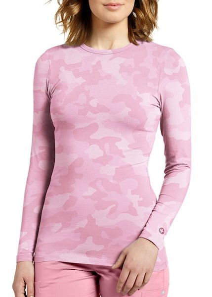 Camo Pink Print Underscrub Tee | Scrubs & Beyond