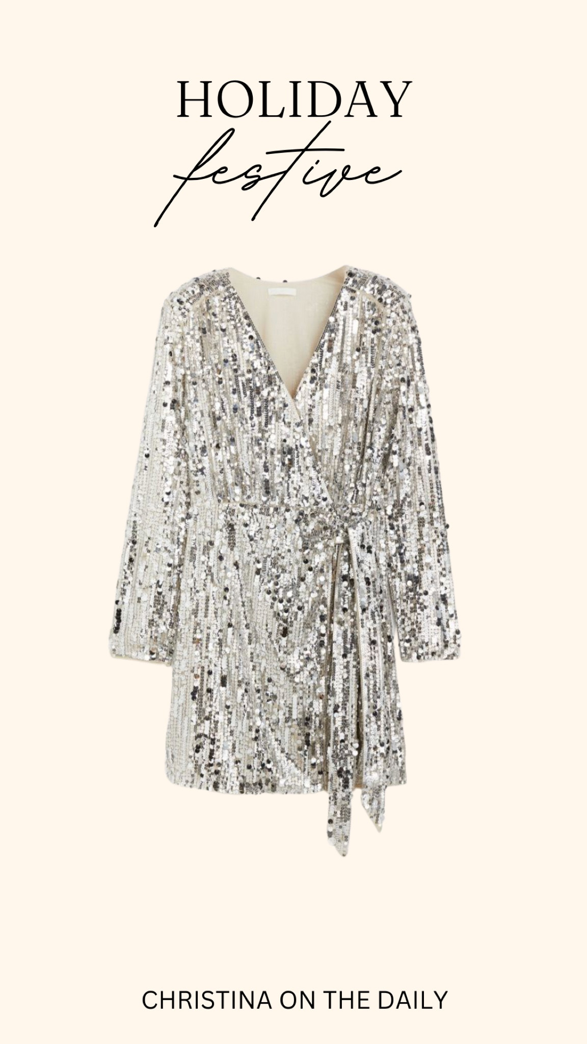 Sequin wrap dress

#LTKHoliday #LTKHolidaySale #LTKSeasonal