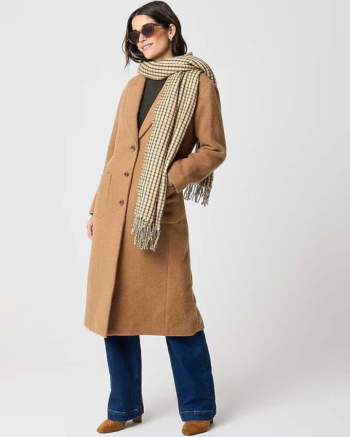 5.0(2 REVIEWS)Wool-blend patch-pocket topcoatComparable value:$398.00Your price:$198.00 (50% off)... | J.Crew Factory