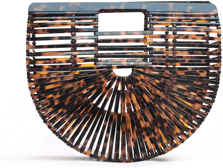 Vakaer Womens Acrylic Clutch Handbag Large Tote Bag Beach Bag | Amazon (US)