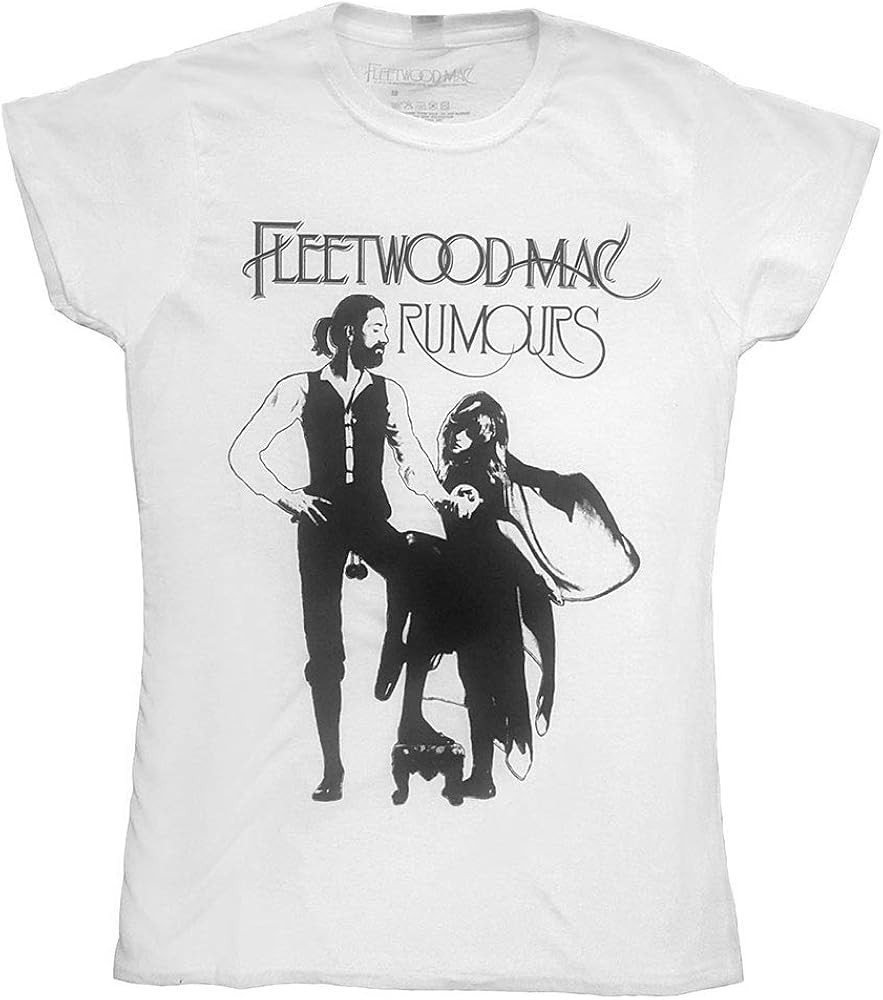 Ladies Fleetwood Mac Rumours Official Tee T-Shirt Womens Girls | Amazon (US)