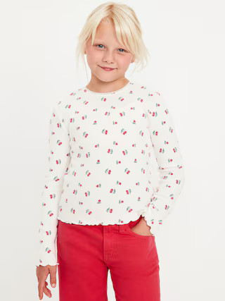 CozePlush Printed Long-Sleeve T-Shirt for Girls | Old Navy (US)