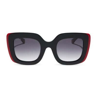 QUEEN OF HEARTS - BLACK + GREY GRADIENT + SUNGLASSES | DIFF Eyewear