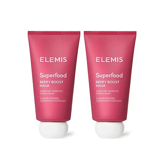 ELEMIS Superfood Berry Boost Mask Duo | QVC