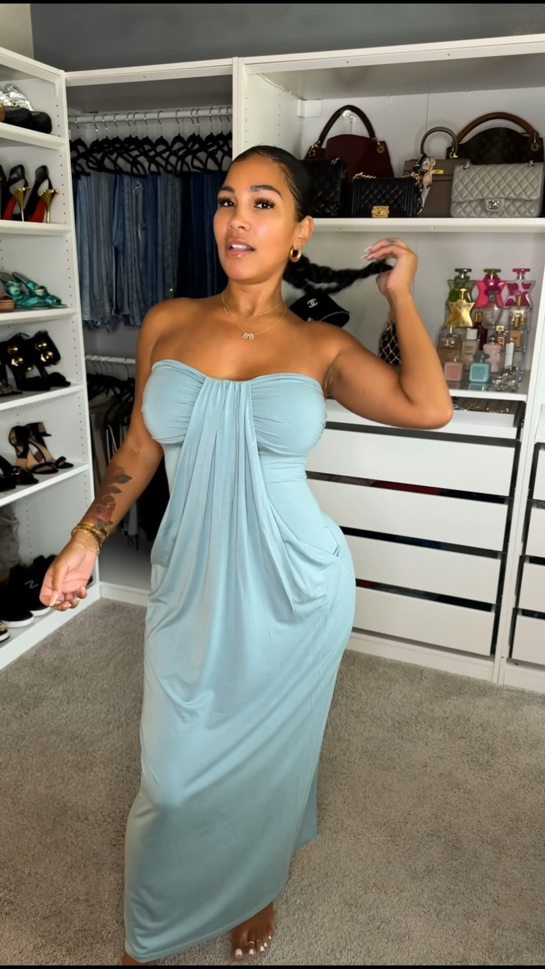 Maxi dress all summer long #shoptutuslookhere