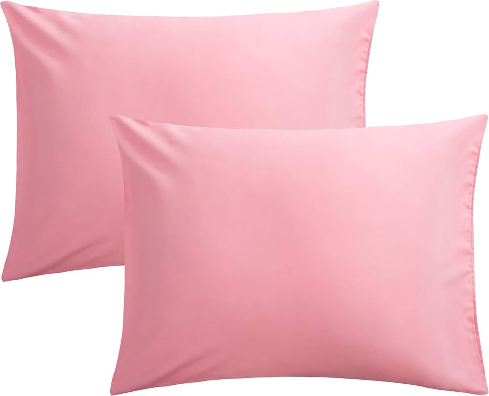 FLXXIE 2 Pack Microfiber Standard Pillow Cases, 1800 Super Soft Pillowcases with Envelope Closure... | Amazon (US)