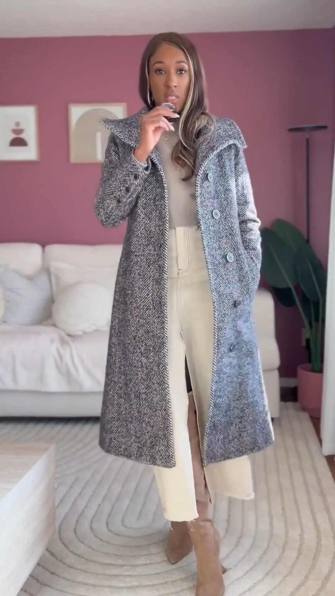 This Kenneth Cole Herringbone Tweed Coat is amazing quality and incredibly warm 🤗  Great purchase! #LTKGiftGuide 

#LTKSaleAlert #LTKootd