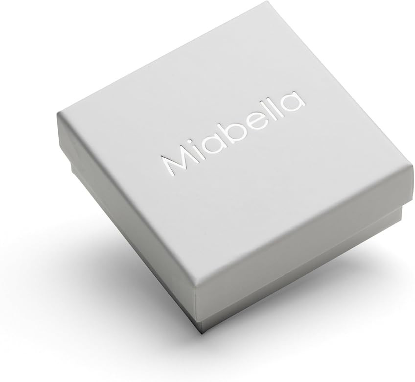 Miabella 18K Gold Over 925 Sterling Silver 2.5mm High Polished Knife Edge Hoop Earrings for Women... | Amazon (US)