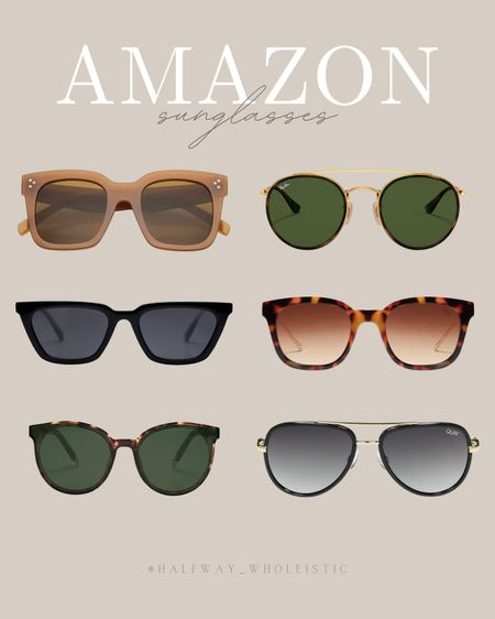 Amazon Sunglasses 

#LTKsalealert #LTKstyletip #LTKSeasonal
