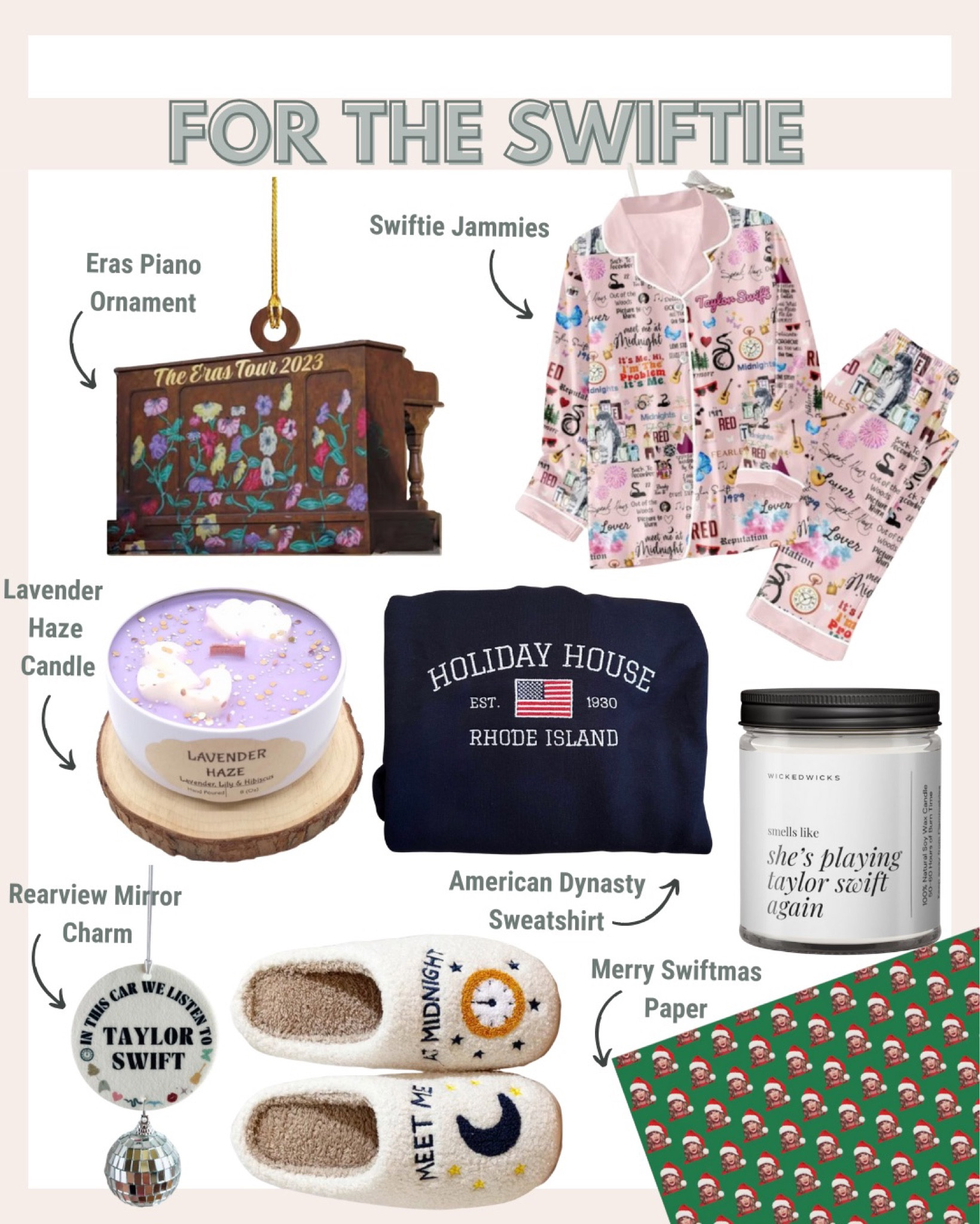 Gifts for the swiftie, gift guide for the swiftie, gifts for Taylor swift lovers, swiftie gifts

#LTKHoliday #LTKCyberWeek #LTKGiftGuide