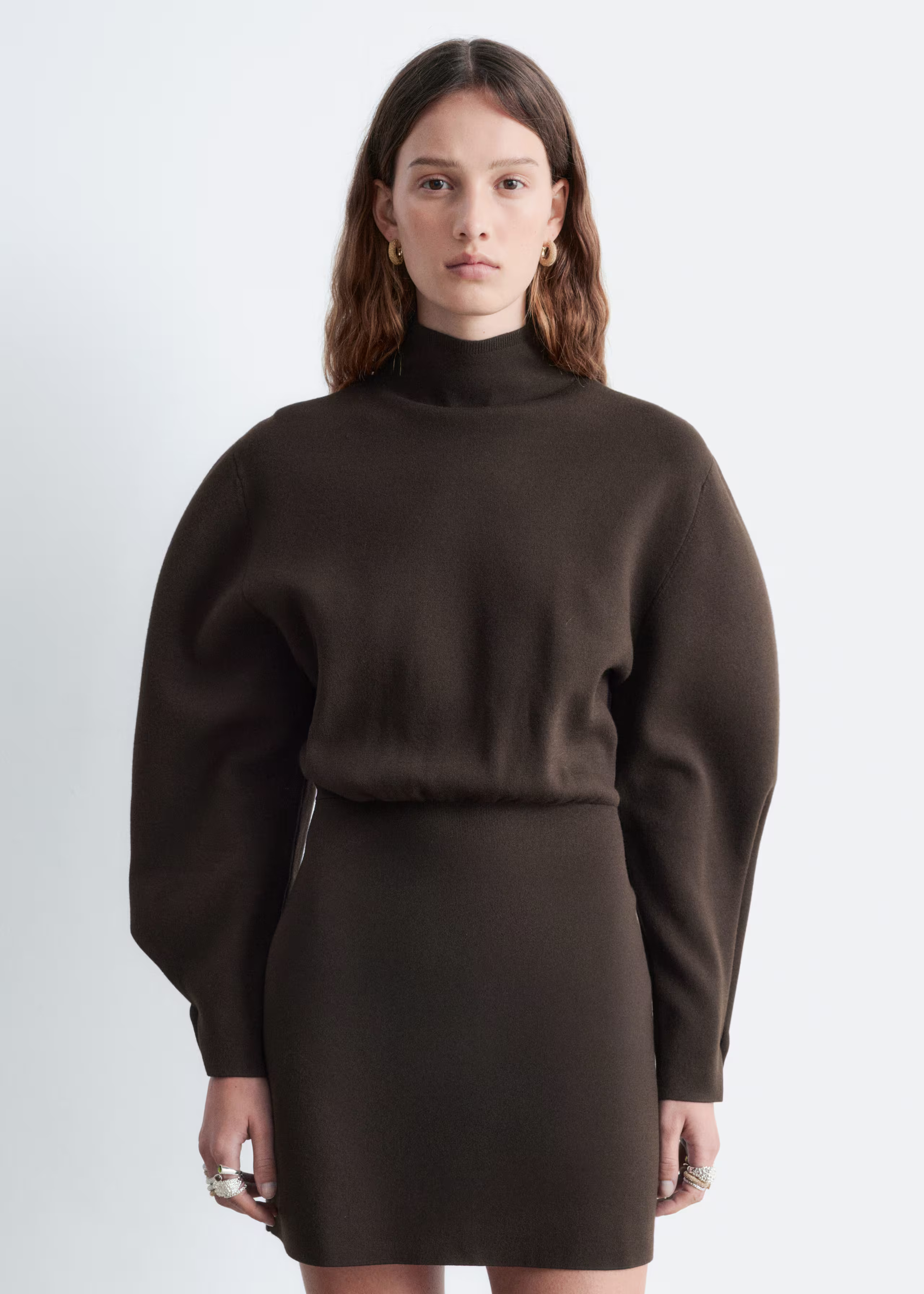 Knitted Mock-Neck Mini Dress | & Other Stories - US