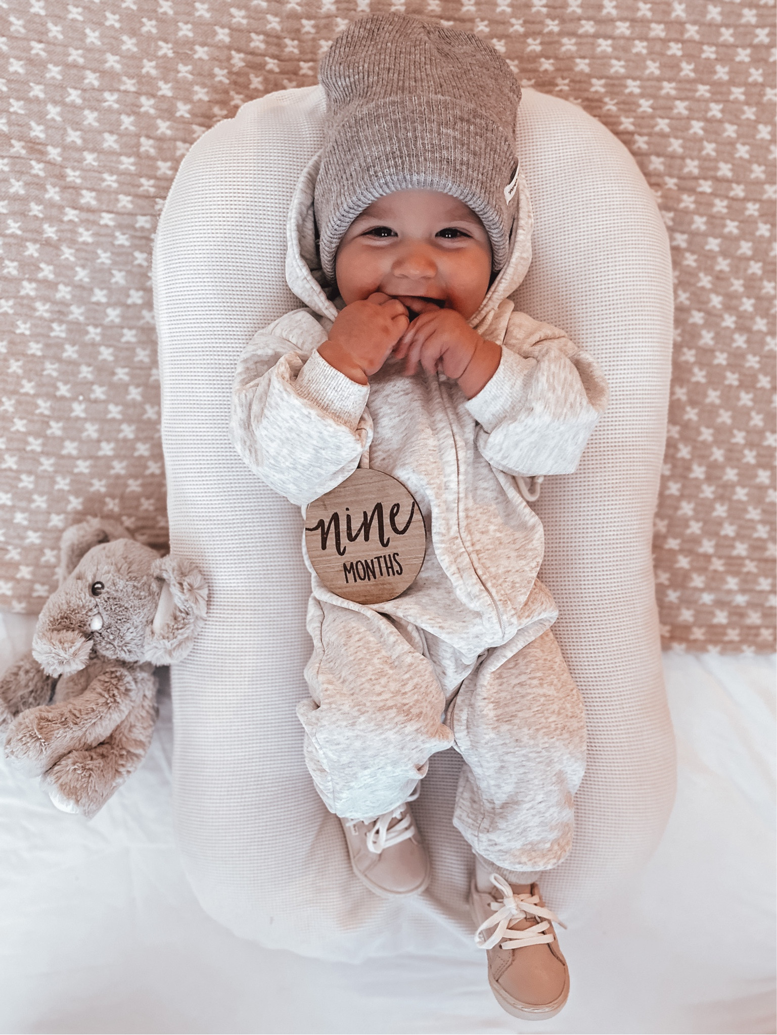 Follow us on Instagram for more outfit inspo @tayyy813

Age in Photo: 9M
Jumpsuit Size: 12-18M
Shoe Size: 3

baby boy outfit, cute baby clothes, baby fashion, baby style, baby boy style, beanie, baby boy fashion, nine months old, sneakers, beanie, jumper

#LTKkids #LTKbaby #LTKfamily