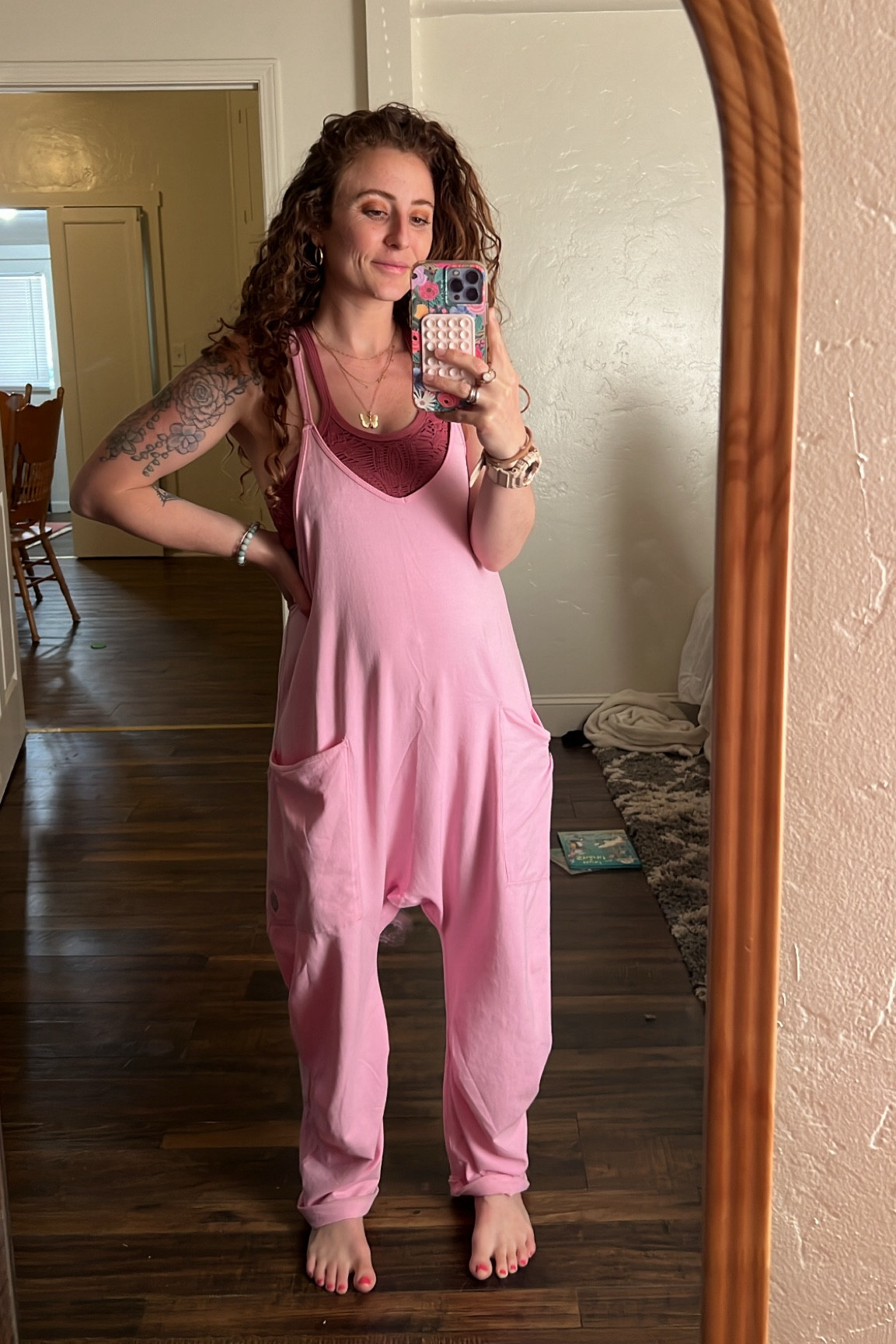 Xs in free people bump friendly jumper 
