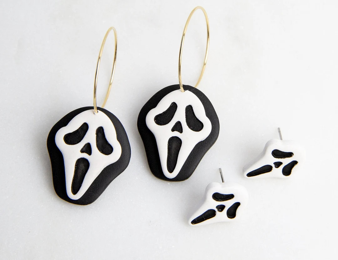 Scream Hoops and Studs - Etsy | Etsy (US)