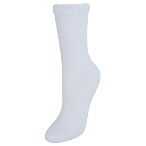 Hanes Ultimate Women's 6-Pack Crew Socks, White, 5-9 | Amazon (US)