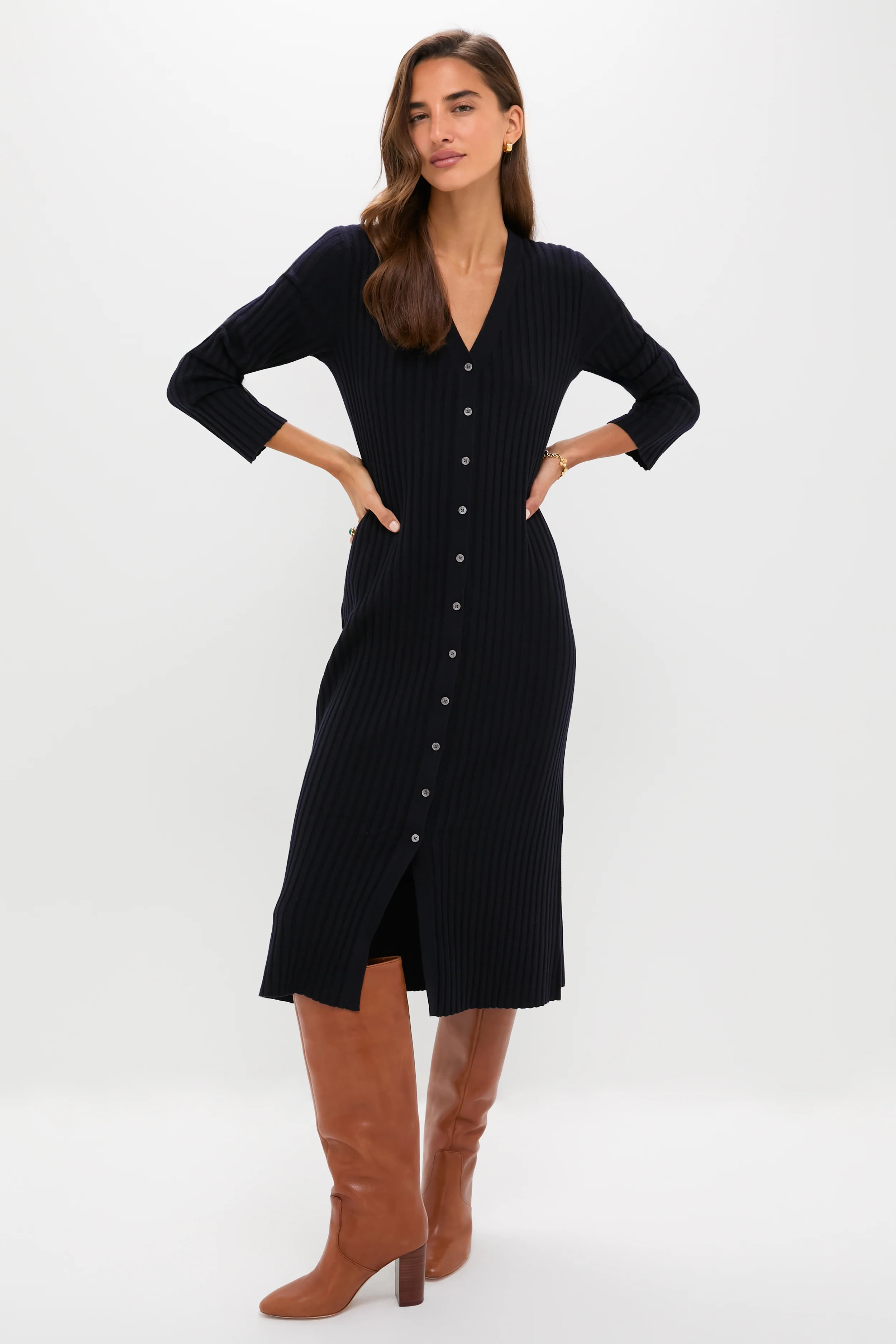 Navy Callum Sweater Dress | Tuckernuck (US)