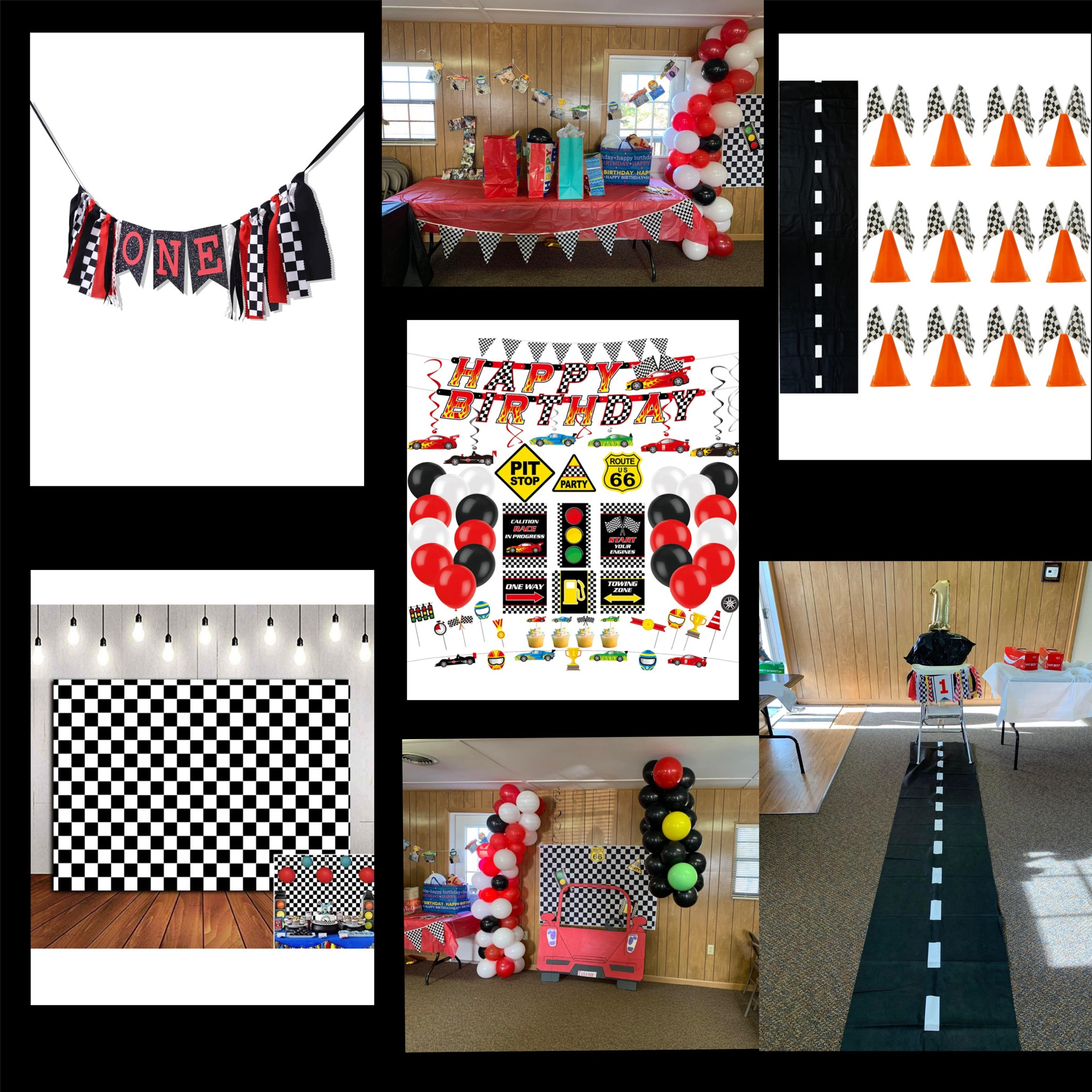 Racing into #1 birthday party!! Banners, balloons, and cars 

#LTKKids #LTKParties #LTKxPrimeDay