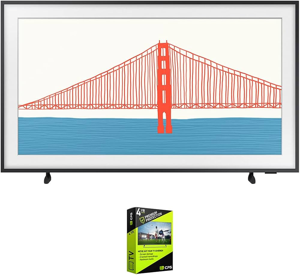 Samsung QN50LS03AA 50 Inch The Frame QLED 4K Smart TV Bundle with Premium 4 YR CPS Enhanced Prote... | Amazon (US)