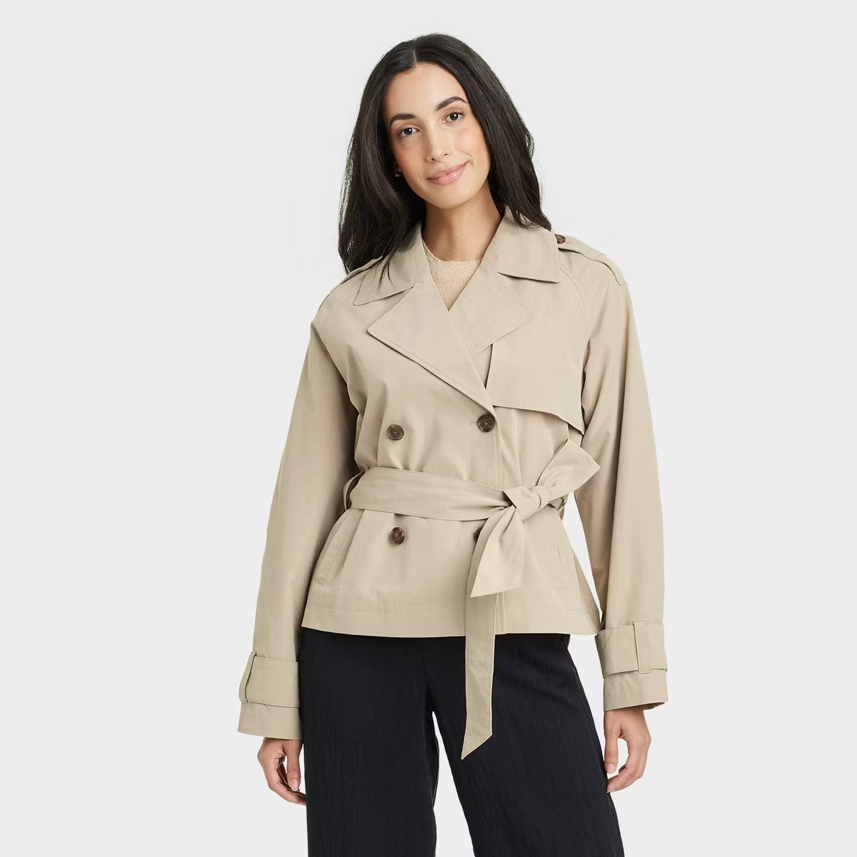 Women's Short Trench Coat - A New Day™ | Target