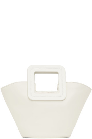 White Shirley Mini Bucket Bag | SSENSE