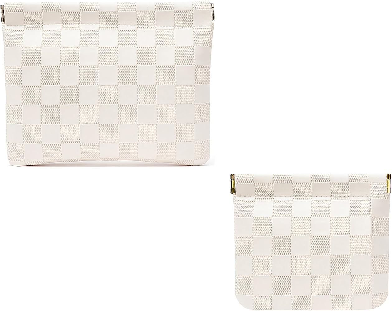 Leather Pocket Cosmetic Bag for Purse,Coin Purse Lipstick Cosmetic Accessories Organizer, Travel ... | Amazon (US)
