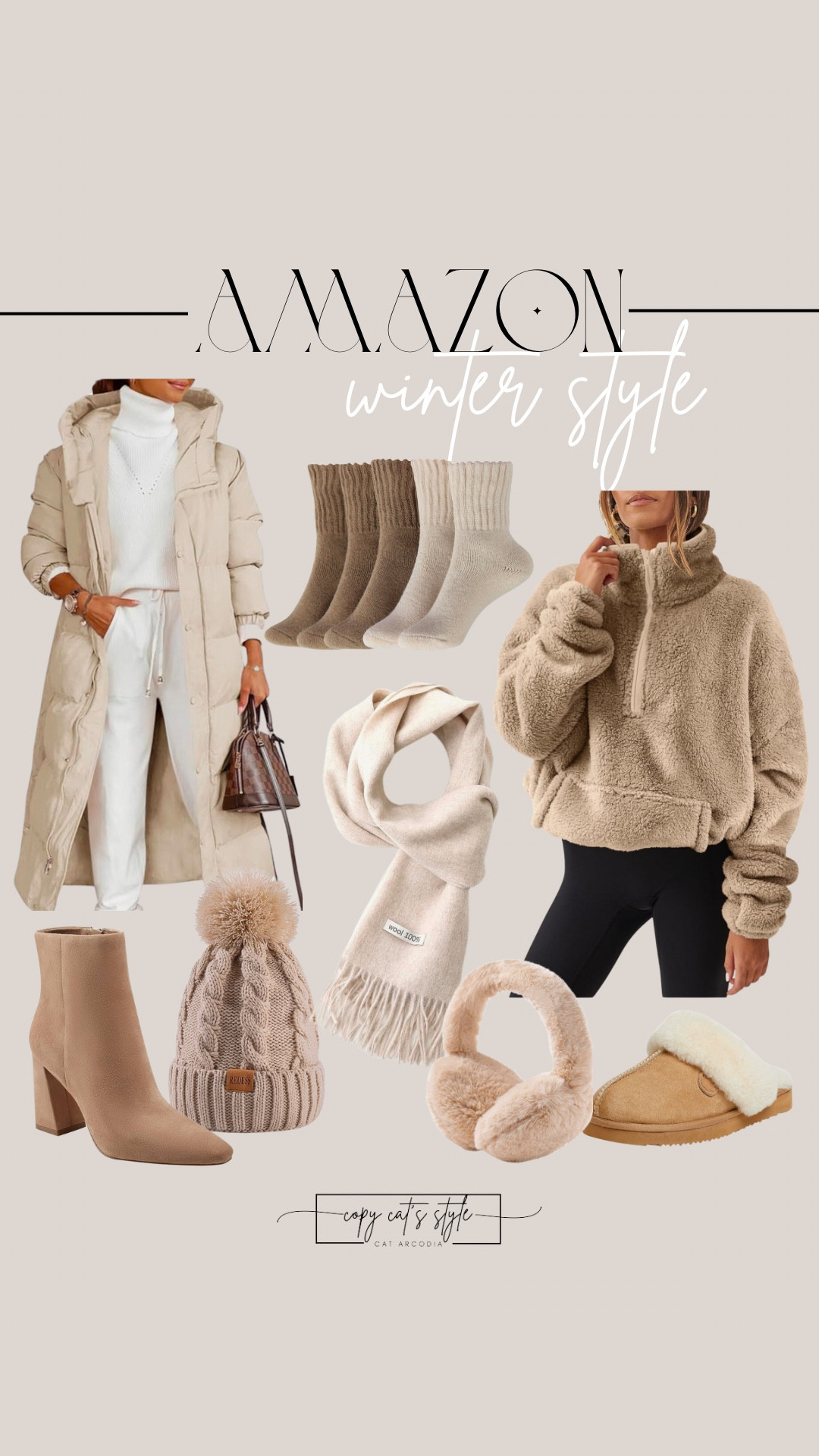 Amazon winter fashion, Amazon winter accessories, Amazon coats, boots, slippers 

#LTKFindsUnder50 #LTKStyleTip #LTKFindsUnder100