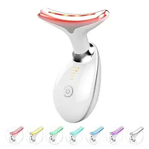 Face and Neck Beauty Device, Micro Glow Facial Machine,7 Color Led Face Neck Massager,Micro Glow ... | Amazon (US)