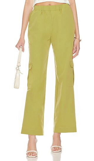 Stephanie Cargo Pant in Green | Revolve Clothing (Global)