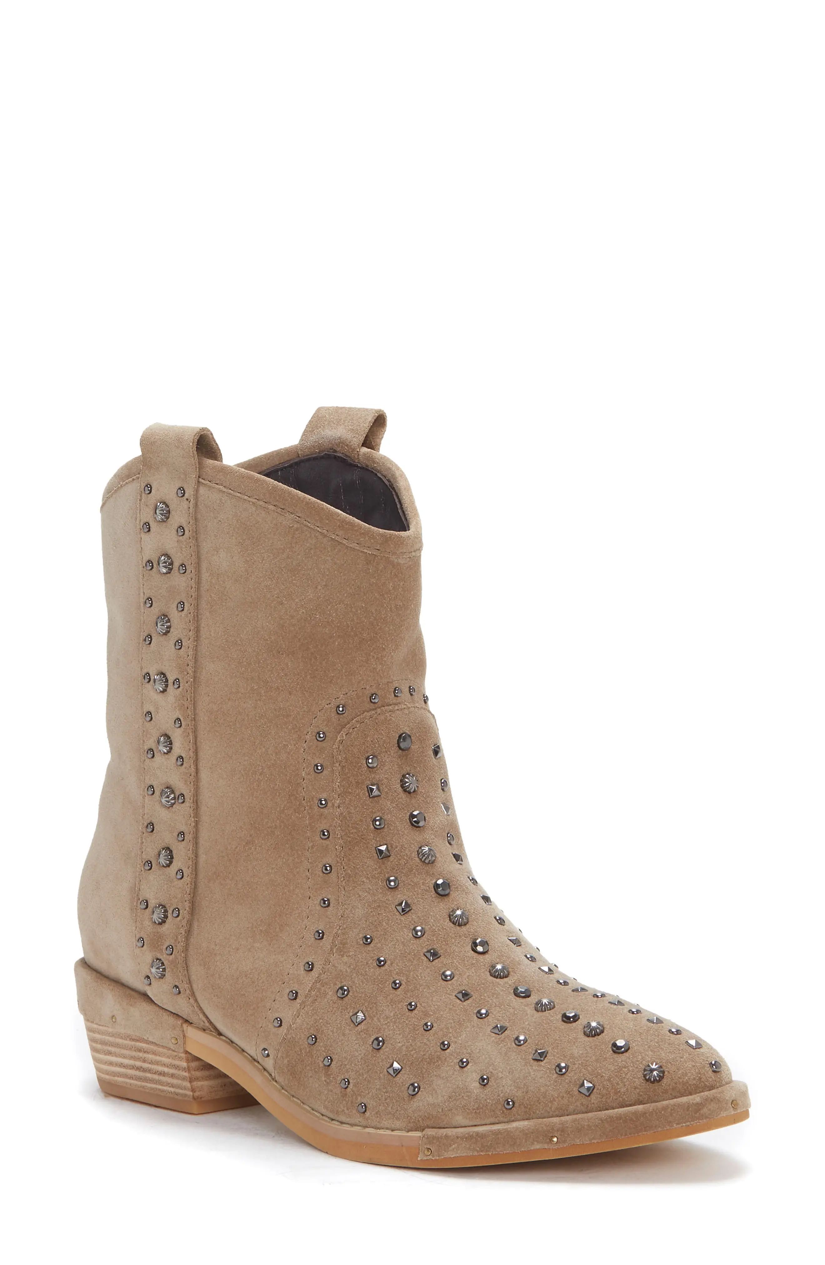 Vince Camuto Jephelis Western Boot, Size 8 in Vison at Nordstrom | Nordstrom