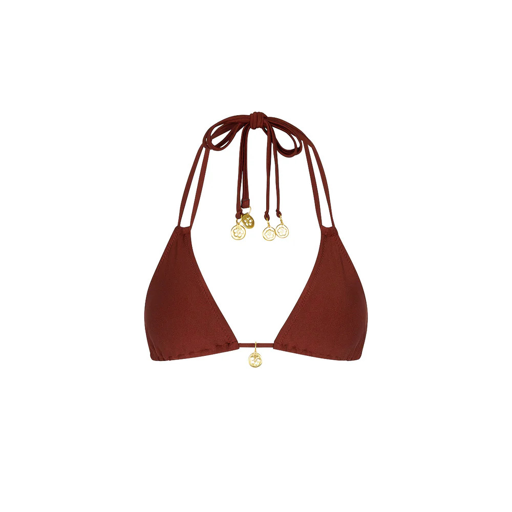 Halter Bralette Bikini Top - Cinnamon Sugar | Kulani Kinis US