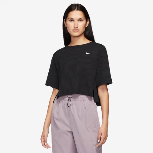 Nike NSW Rib Jersey Short Sleeve Top | Champs Sports