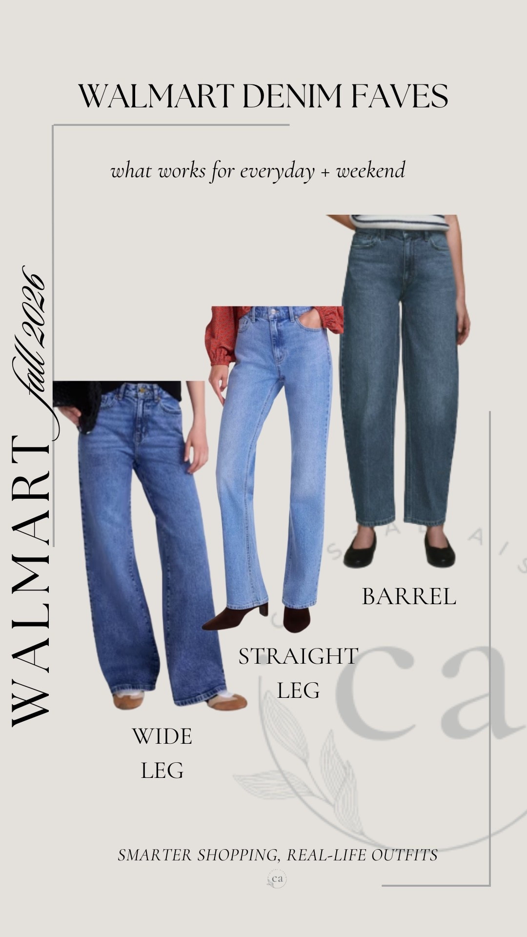 Walmart jeans typically run true to size

#LTKootd #LTKgrwm #LTKOver40