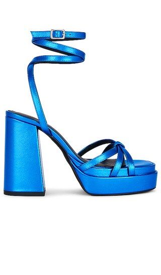 x REVOLVE Detroit Platform Sandal in Royal Blue | Revolve Clothing (Global)