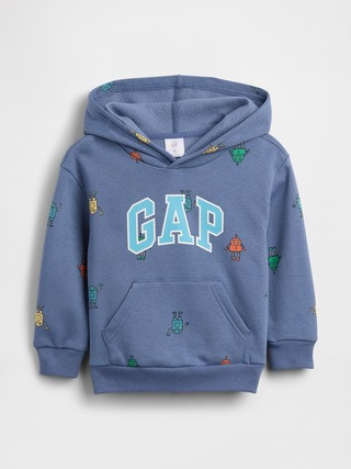 babyGap Relaxed Print Logo Hoodie | Gap Factory
