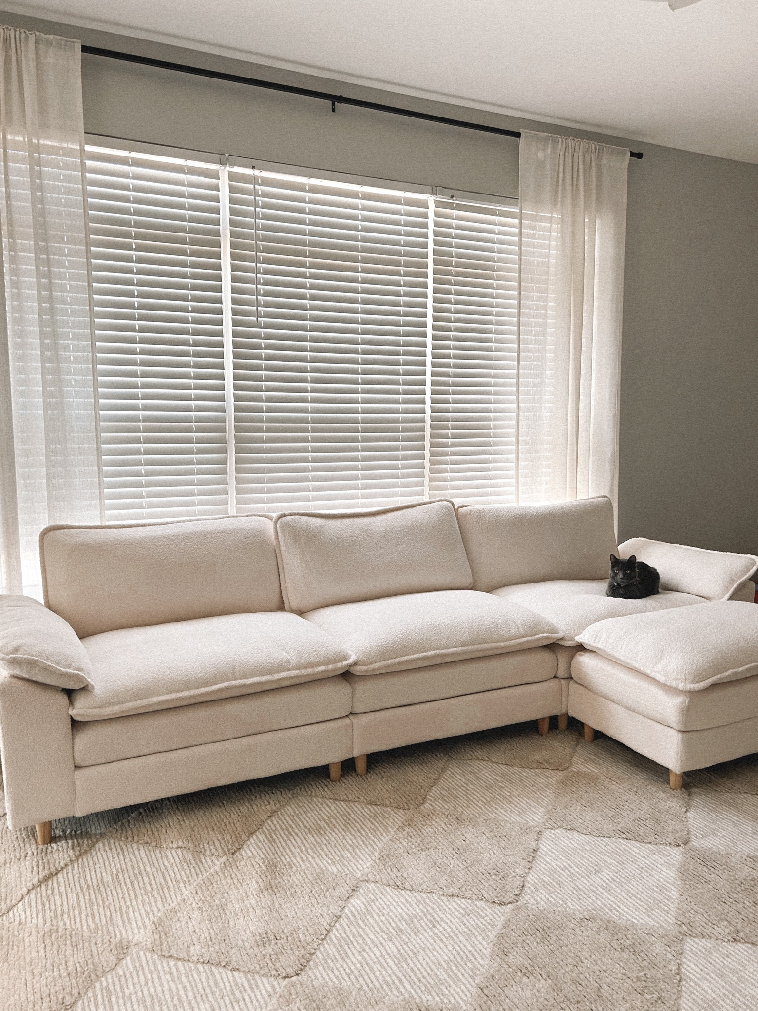 The viral Walmart sectional did not disappoint 🤎

#LTKsalealert #LTKhome #LTKSeasonal