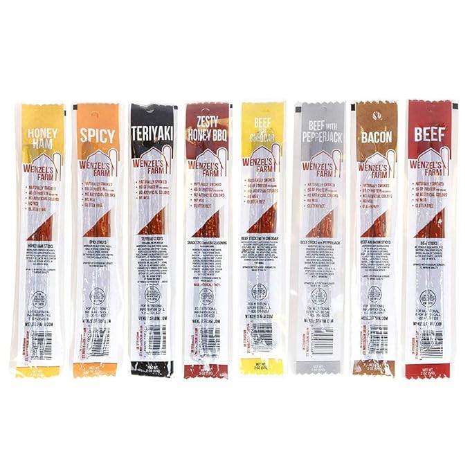 Wenzel’s Farm Variety Pack Sticks │Snack Sticks │ Flavorful, Naturally Smoked │ High Prot... | Amazon (US)