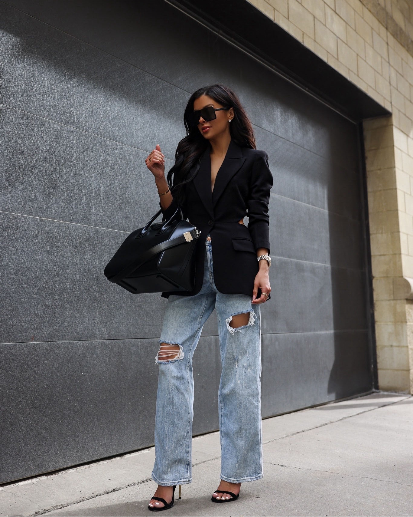 Holiday party outfits / Christmas outfits
Black cutout blazer
Wide leg jeans 

#LTKHoliday #LTKstyletip #LTKfindsunder100