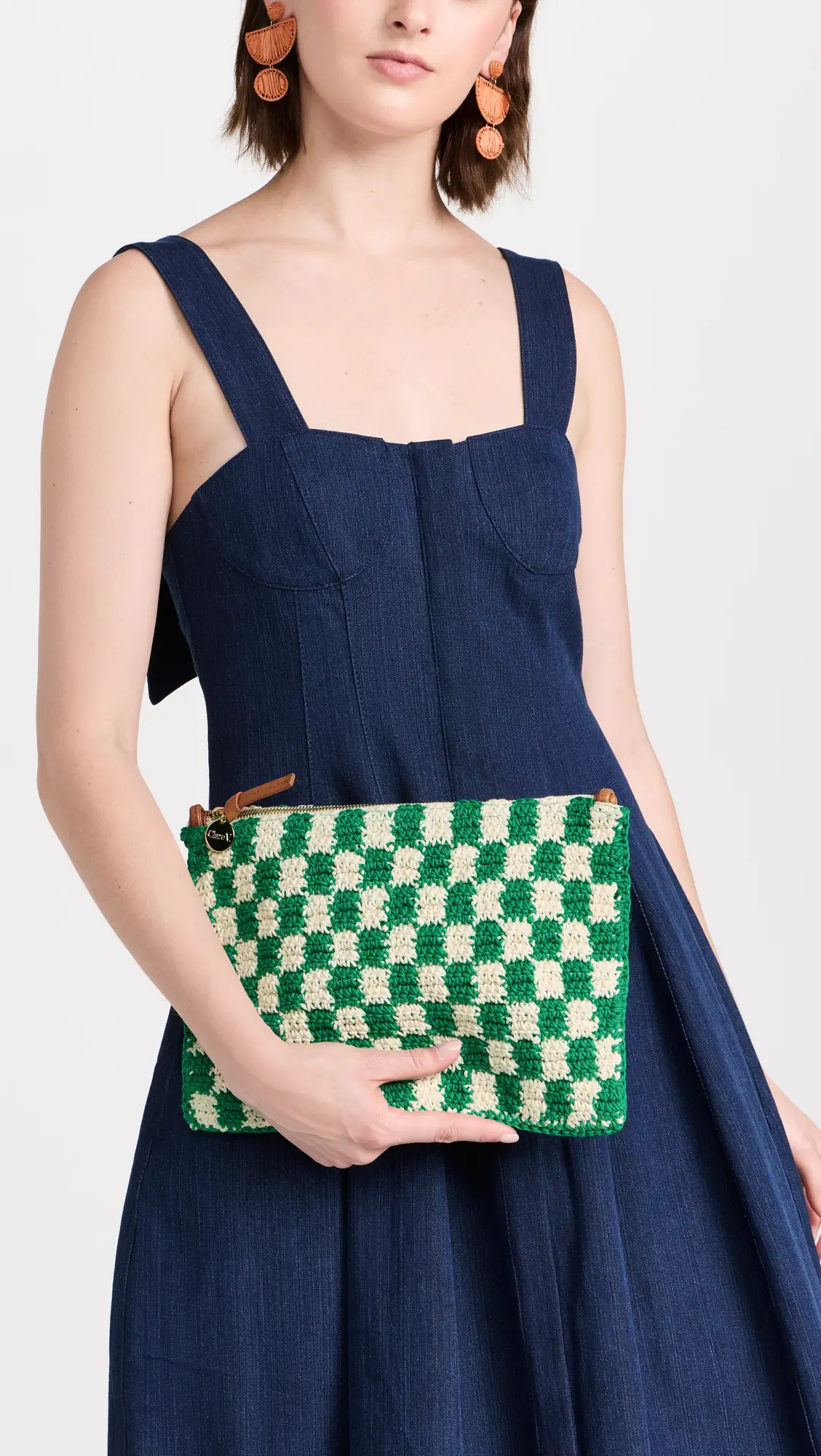 Clare V. Flat Clutch with Tabs | Shopbop | Shopbop